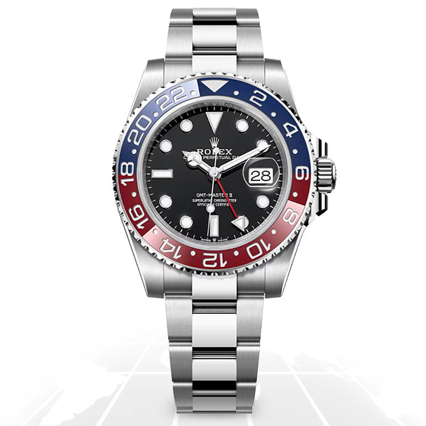 Rolex	GMT-Master II „PEPSI“	126710BLRO