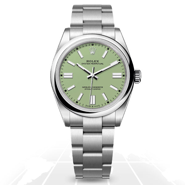Rolex	Oyster Perpetual 41 „Pistazie“	134300