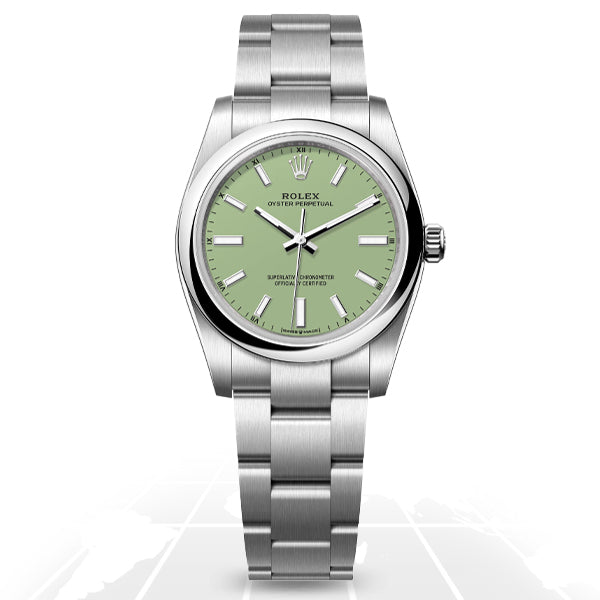 Rolex	Oyster Perpetual 34 „Pistazie“	124200