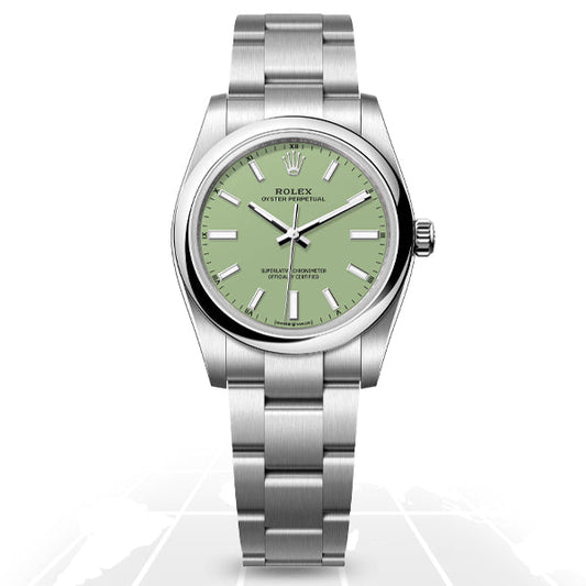 Rolex	Oyster Perpetual 34 „Pistazie“	124200