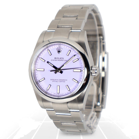 Rolex Oyster Perpetual 34 „Lavender“ 124200